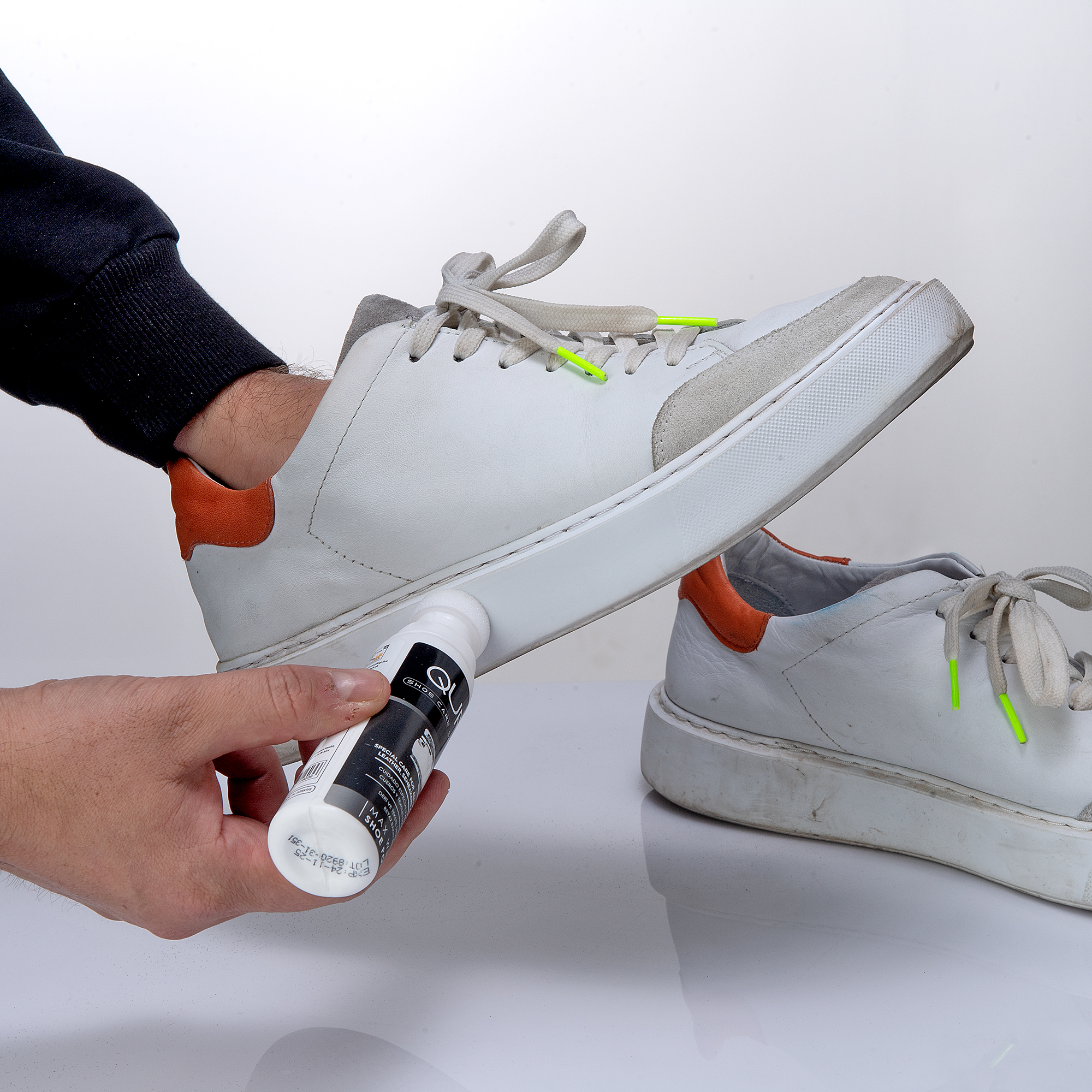 QUFY Shoe Cleaner Sneakers Kit Foam Shoe Cleaner Microfiber Shoe